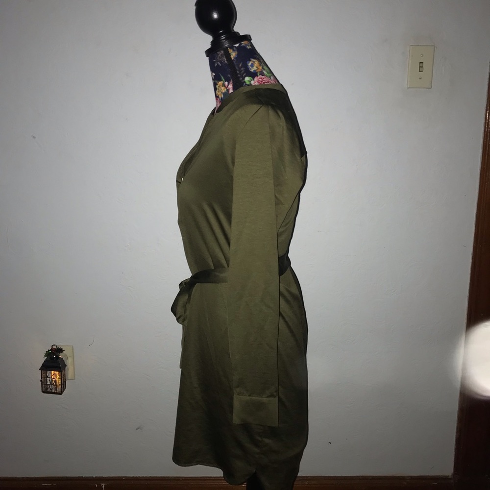 Olive Dress // Banana Republic // Size 2 - Picture 6 of 8